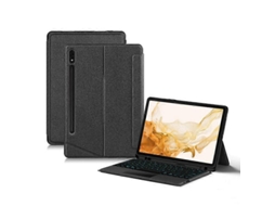 Capa De Couro Com Teclado Bluetooth Dividido Yj-x700 Para Tablet Samsung Galaxy Tab S8 X700 / S7 T870