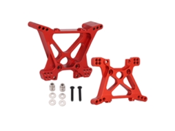 Mali torre de Choque Rc em Liga de Alumínio Alta Resistência Frontal Traseira para Carro Controle Remoto Traxxas Slash 1/10 Vermelho