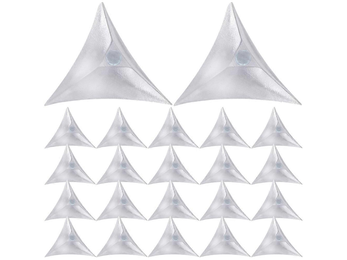 400 protetores de canto de plástico 1,8x1,8cm S/MARCA