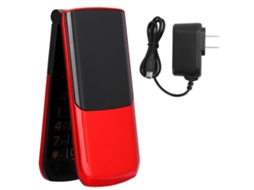 Telefone Flip Laxiscreed Com Ecrã Duplo E Som Claro Para Chamadas Fáceis