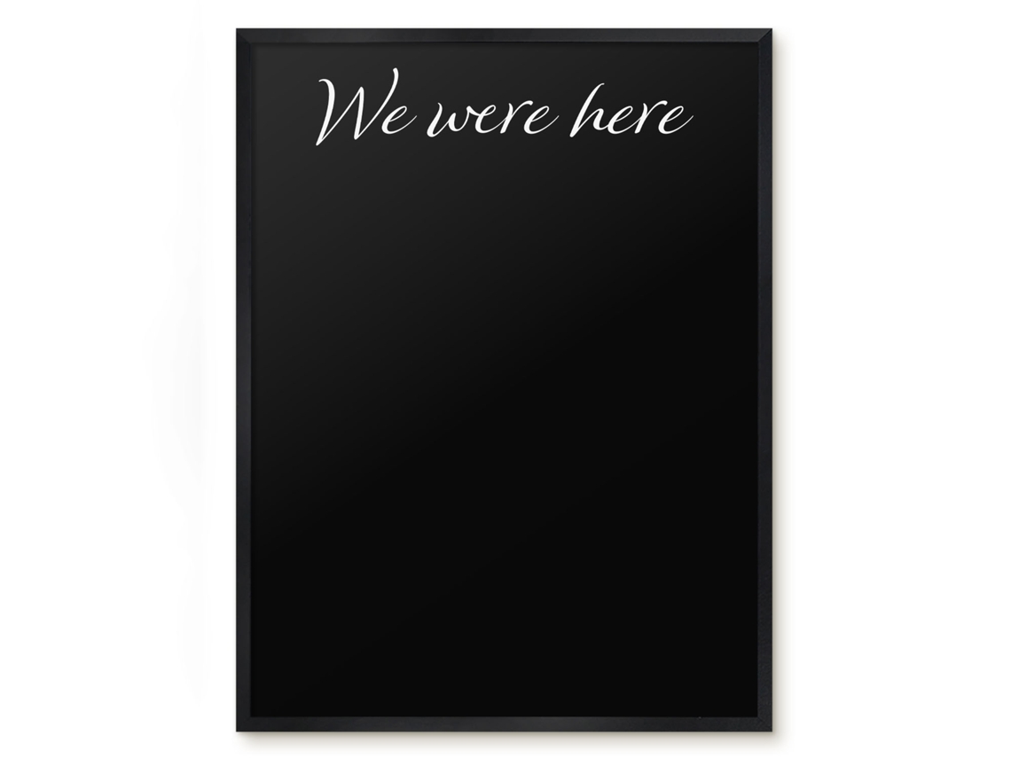 Quadro de vidro magnético "We Were Here For The Hall Espelharte" (60x80 cm)