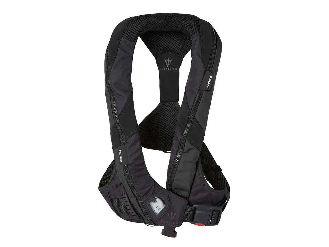 Colete Salva-Vidas Poseidon Preto 40-120 kgbaltic