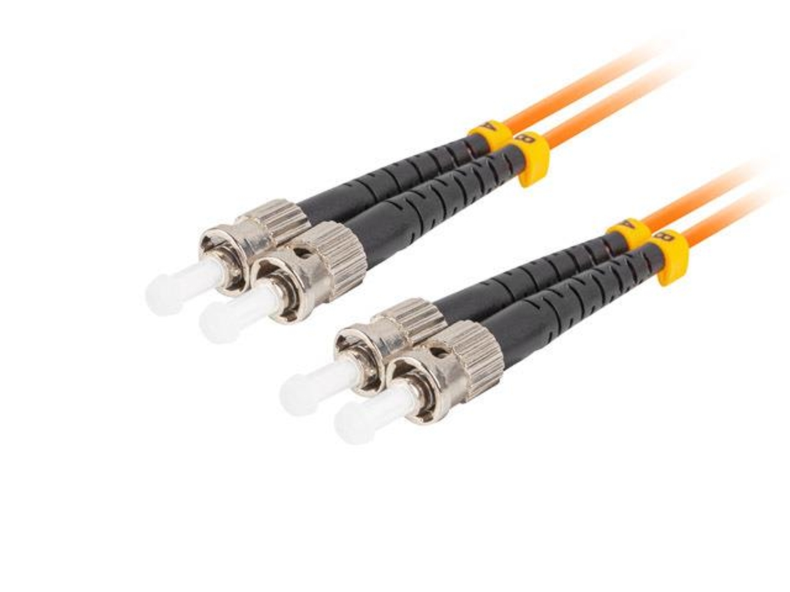 Lanberg Fibra Óptica Patchcord Para Conexões Stupc Stupc Duplex Om2 Lszh 15m