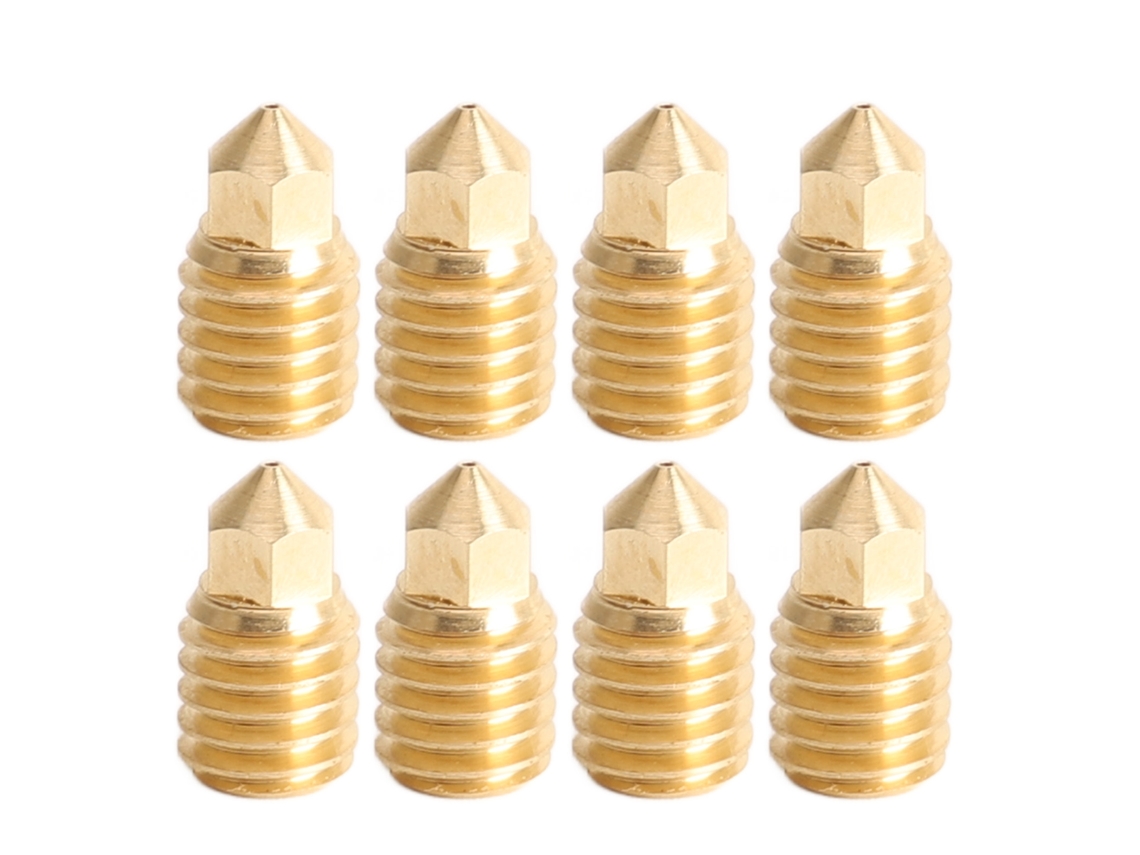 Peças Bico De Latão Hotend Para Impressora 3d Bambu Lab X1c P1p 1.75 0.4mm Resistente Ao Desgaste Alta Temperatura