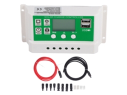 Controlador Solar PWM 12V/24V 20A com USB | S/MARCA