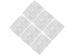 Adesivos De Gel Antiderrapantes Para Sapatos, Almofadas De Calcanhar Com Absorção Impacto, 6 Conjuntos De Almofadas
