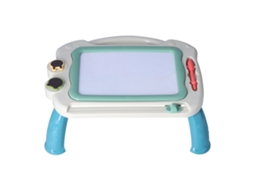 Ats pizarra Magnética para Crianças com Pernas, Mesa de Desenho e Escrita Colorida, Ideal para Crianças com +3 Anos, Cor Cinza Verde