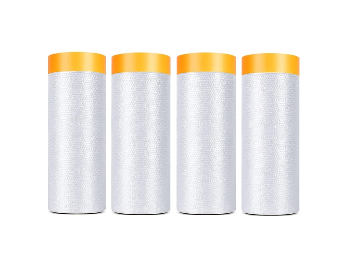 Lurelia Filme Proteção Para Pintura, Mascaramento E Decoração, Polietileno, Papel