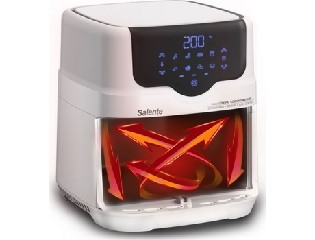 Fritadeira Elétrica Evolveo Hotair Wh Fritadeira Sem Gordura Salente Hotair, Fritadeira 2 Em 1, 4,3 L, Branca