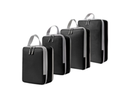 Conjunto De 4 Sacos Armazenamento Compressão À Prova Umidade Para Roupas, Organizadores Armário Elegante S E Acessórios Organização Doméstica, Co