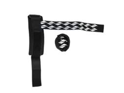 2pcs Cinto De Levantamento De Peso Com Apoio De Grip Pulseira Para Barra Horizontal Pull Up Halterofilismo