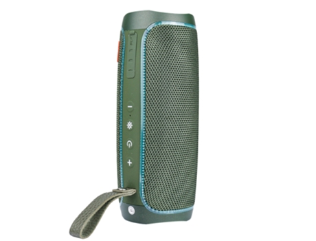 Coluna Wireless Portátil com Luzes Led S/ Fio M2 Tec M2-287 Verde Escuro