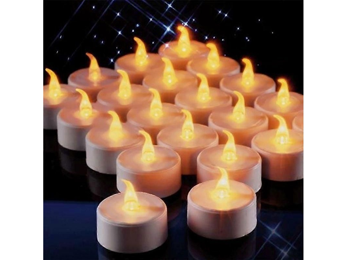 Pacote Com 18 Velas Led Sem Chama - Vela Decorativa