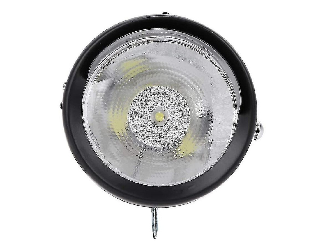 Farol Bicicleta Vintage Metal Preto Yizhood