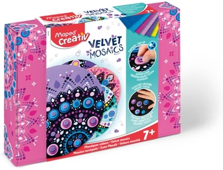 Jogo Criativo MAPED CREATIV Mosaicos Veludo - Pastel