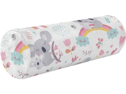 Almofada Cilíndrica Decorativa para Ioga e Meditação Suporte Ergonômico Fácil de Limpar Ideal Viagens, Casa