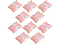 Buideco 10-caixas De Papel Kraft Em Formato Almofada Para Doces Do Dia Dos Namorados, Uso Versátil, Elegantes E