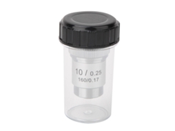 Objetiva Acromática Allsteel 10x para Microscópios Biológicos com Interface Rms 20,2mm