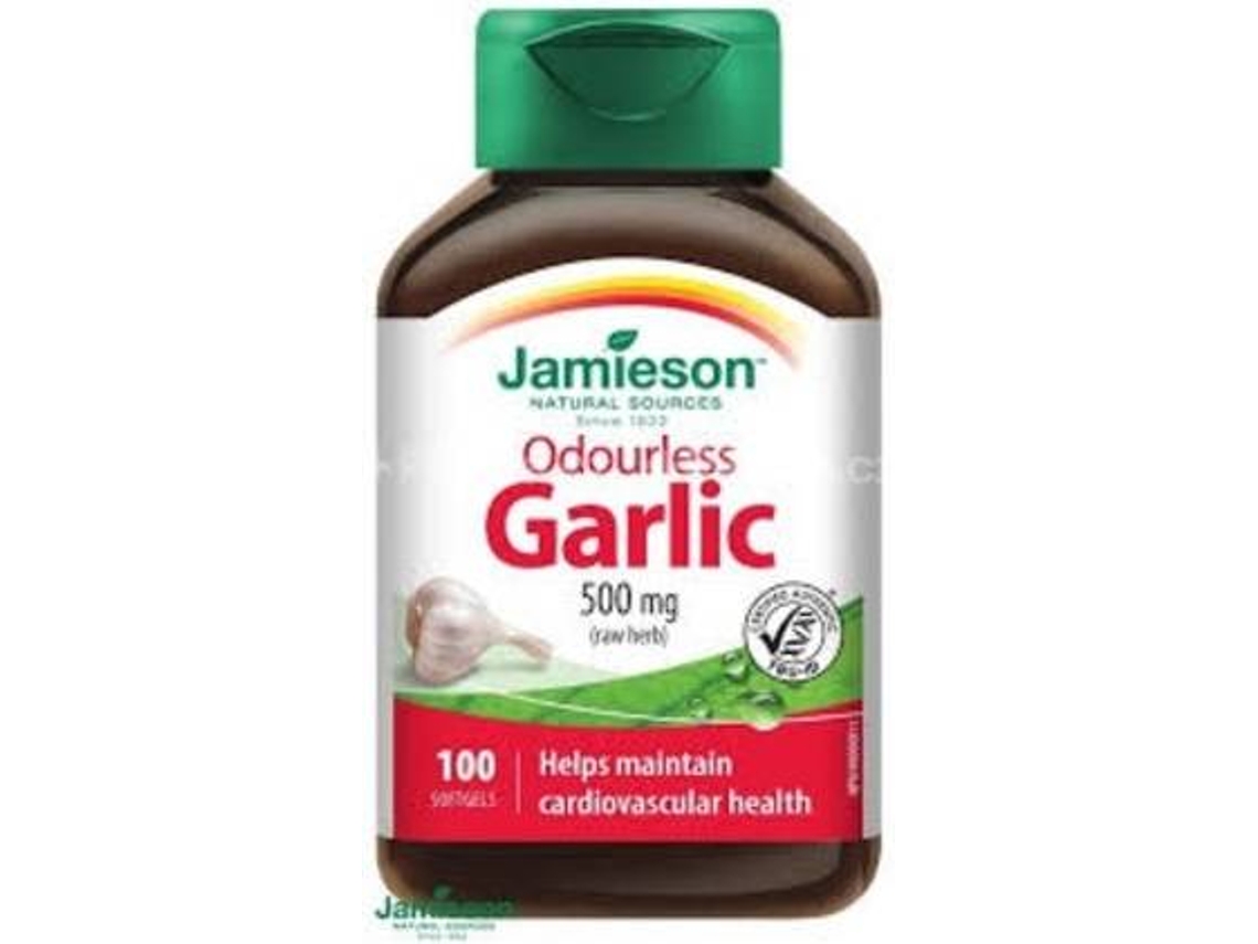 Suplemento Alimentar JAMIESON Alho Inodoro (100 comprimidos)