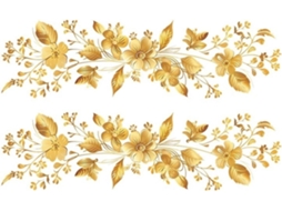 Adesivos De Parede Decorativos Em Vinil Com Flores Para Decoração De Móveis, Quarto E Sala (cor 02)