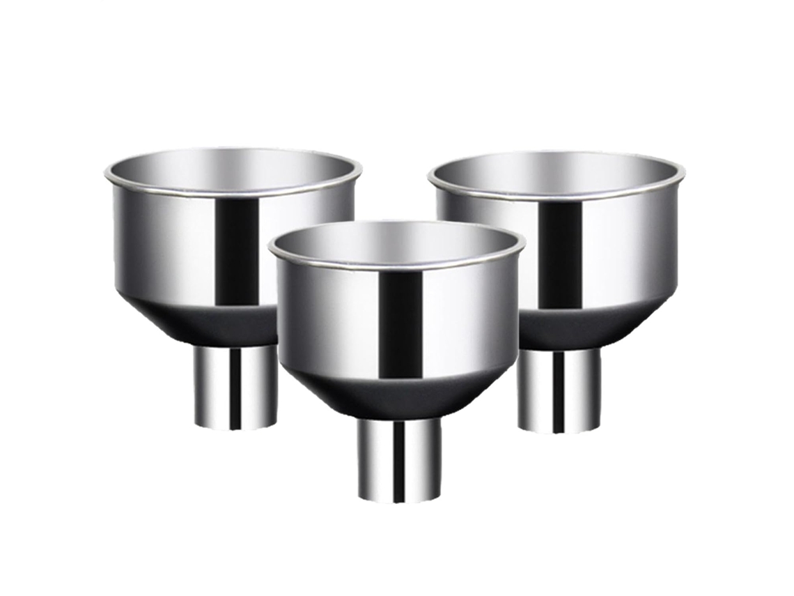 Mini Funil De Cozinha Com 3 Bicos Para Transferência Álcool