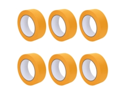 Conjunto 6 Fita Para Pintores Vidaxl Amarelo Papel (38mm X 50m)