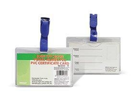 Pack de 10 Porta Nomes Kinary com Mola Horizontal