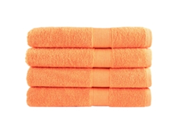 Towel, Towels Vidaxl Laranja Algodão (100 X 200 Cm)