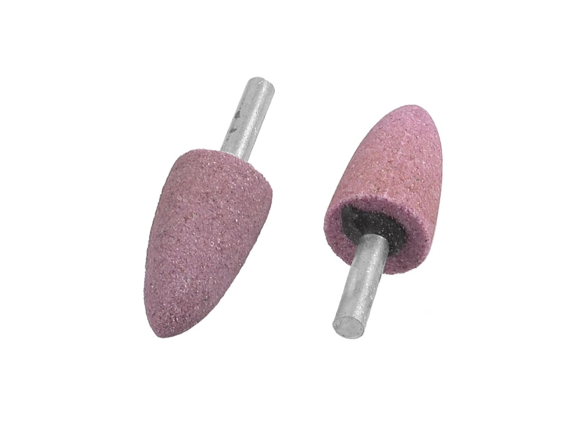 2 Peças de Pedras Moagem Cônicas Montadas 20 Mm Diâmetro Rosa CHABERLU (758707c42029912c3eb4bebf0cd462b0)