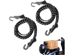 Cordas Elásticas Com Ganchos, 2 Unidades, 68 Cm, Elástica, Para Faixas