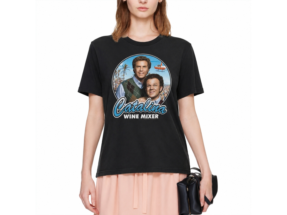 Rockinstone Step Brothers Catalina Wine Mixer Black T-shirt Size:xxl