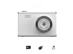 Câmara Digital Tela Ips De 2,4 Polegadas Com Foco Automático (branco - Cartão De 64 Gb) Cuich