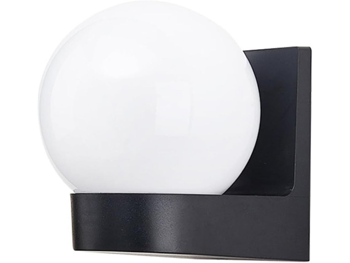 Luminária de Parede Externa em Pc Preto, Iluminação de Caminho, Design Simples e Fácil Instalação. SFUSHOS