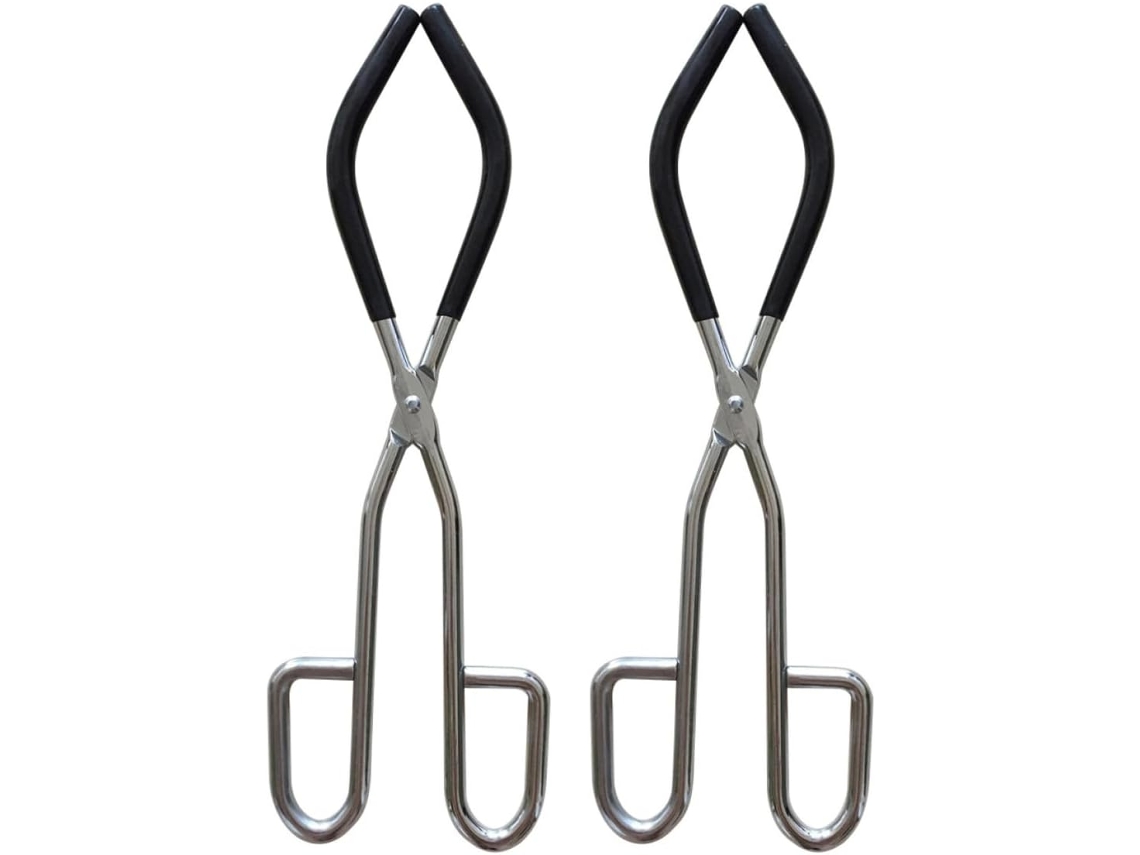 Suporte para Béquer Nuobesty em Metal Antiderrapante, com 2 Clips e Bandeja de Gotejamento Curta, Cor Aleatória, Ideal