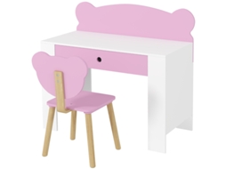 Prateleira Infantil em L com 3 Caixas, Branca 57,4x57,4x94 Cm, Ideal para Quarto de Crianças de 3 a 12 Anos.