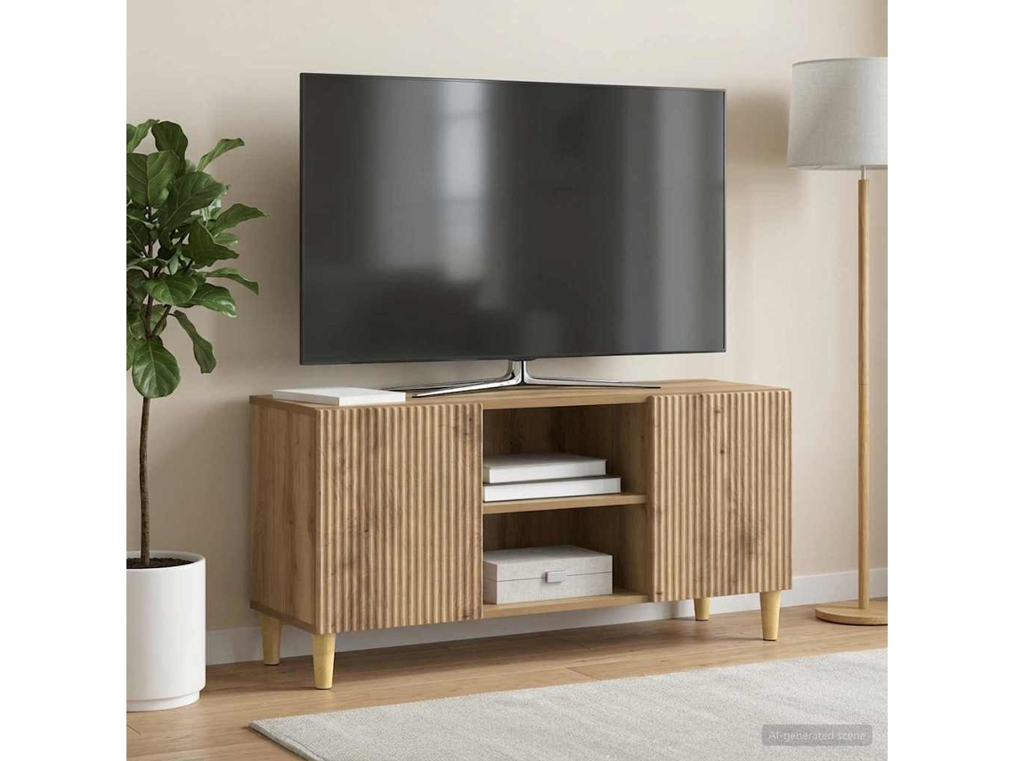 Vidaxl Gabinete Para Tv 102 X 34,5 X 50 Cm Carvalho Arttisan