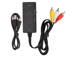 Conversor de Interface Multimídia Hd para Rca e Conversor de Interface Multimídia Hd para Vídeo Composto Av para Tv e Pc CHABERLU