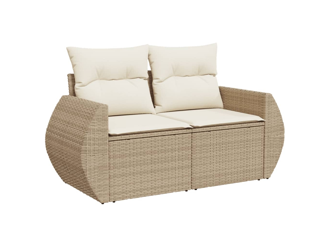 Garden Sofa, Garden Sofas Vidaxl Bege Rattan / Vime (n/a)