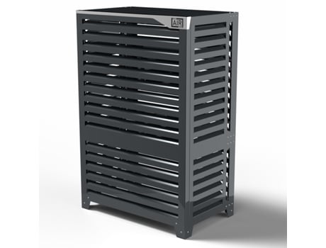 Cobertura Da Bomba De Calor - Big Blade - Antracite - De Chão Tamanho Vl (l 105cm - A 158cm - P 64cm) - Box Air Klima