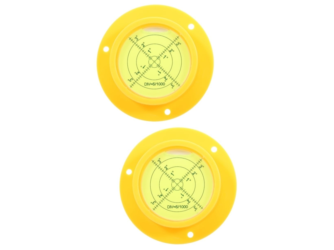 Ferramenta Portátil De Nivelamento De Bolha De 2 Peças Com Base Para Geladeira/rv