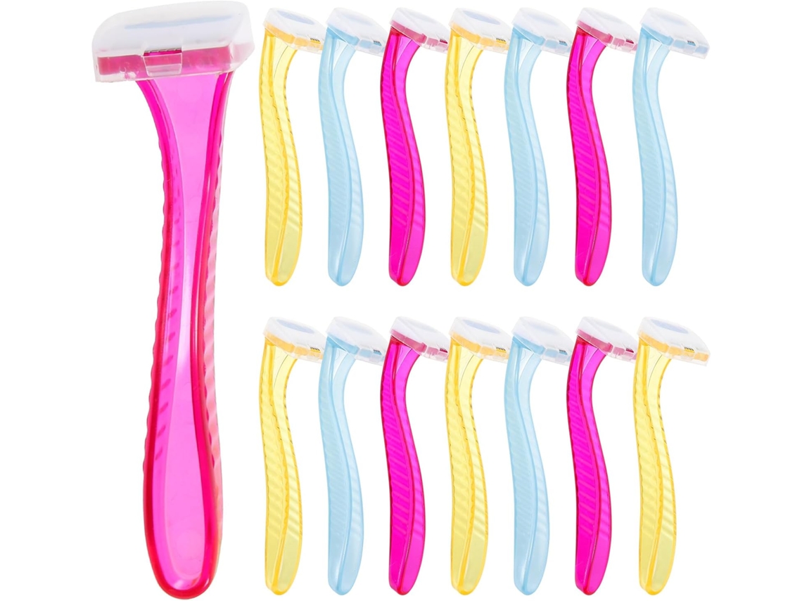 Depilador Manual Feminino De 15 Peças Com Lâminas De Aço Inoxidável.