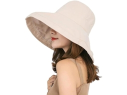 2026 sombrero de Sol para Mujer Con Protección Uv Plegable de Borde Ancho Upf 50+