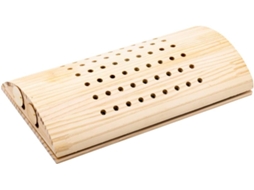 Almofada de Apoio Lombar com Estrutura em Aço Inoxidável. Leve, Portátil e Formato Ergonômico, Ideal CHABERLU