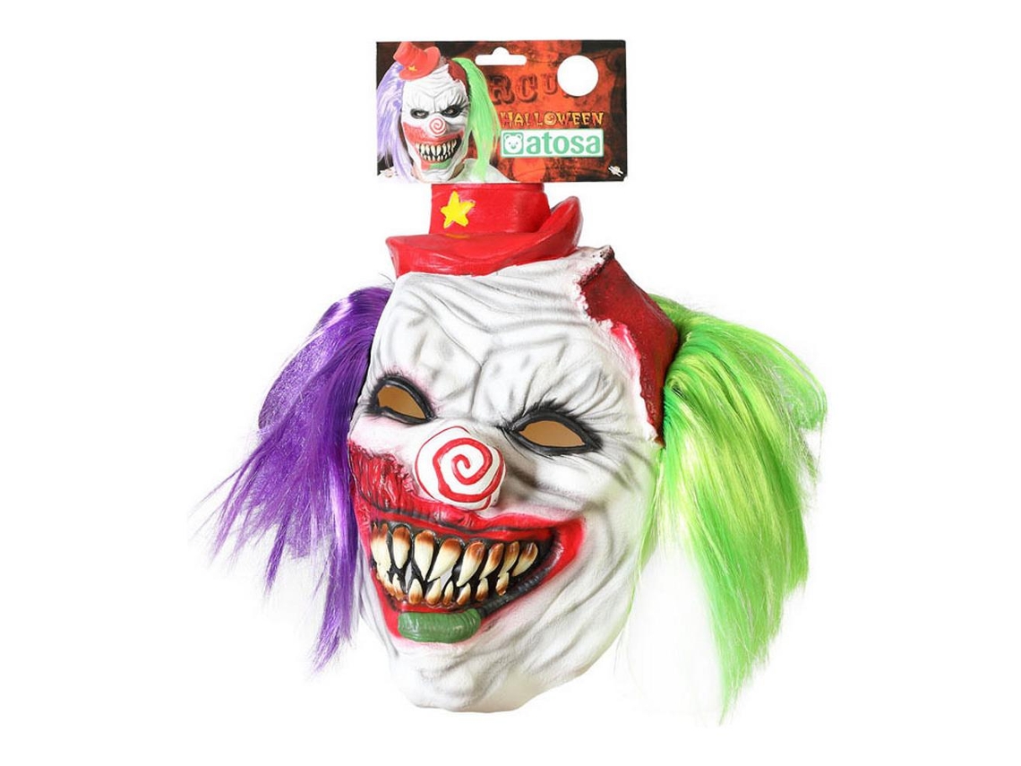 Máscara Halloween Palhaço Malvado