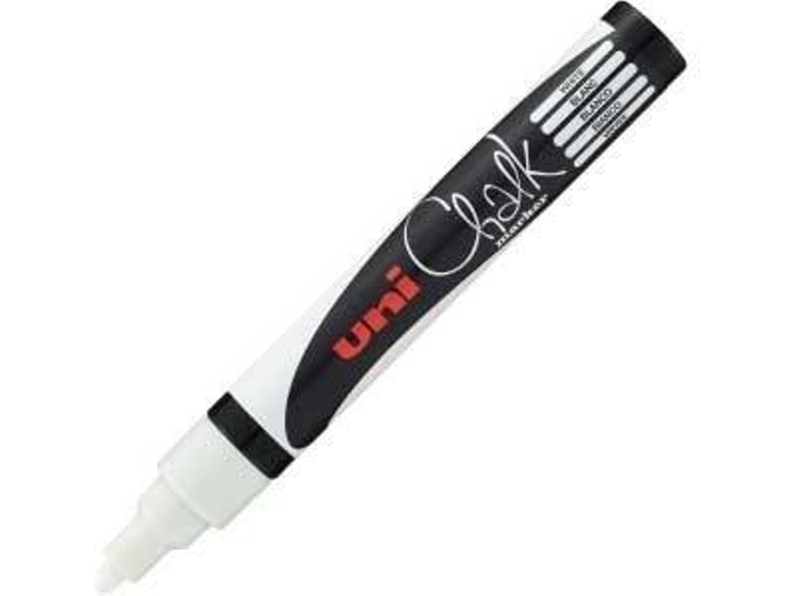 Marcador Ardósia UNI Uniball PWE5M (Branco - 1.8 mm)