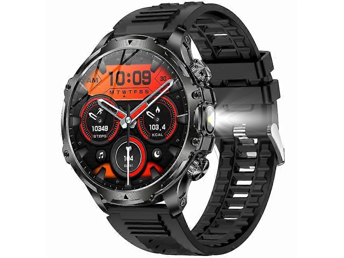 Relógio inteligente AK75 com pulseira de silicone, chamadas Bluetooth, frequência cardíaca, sono e monitoramento de saúde, relógio esportivo Ly Ebike