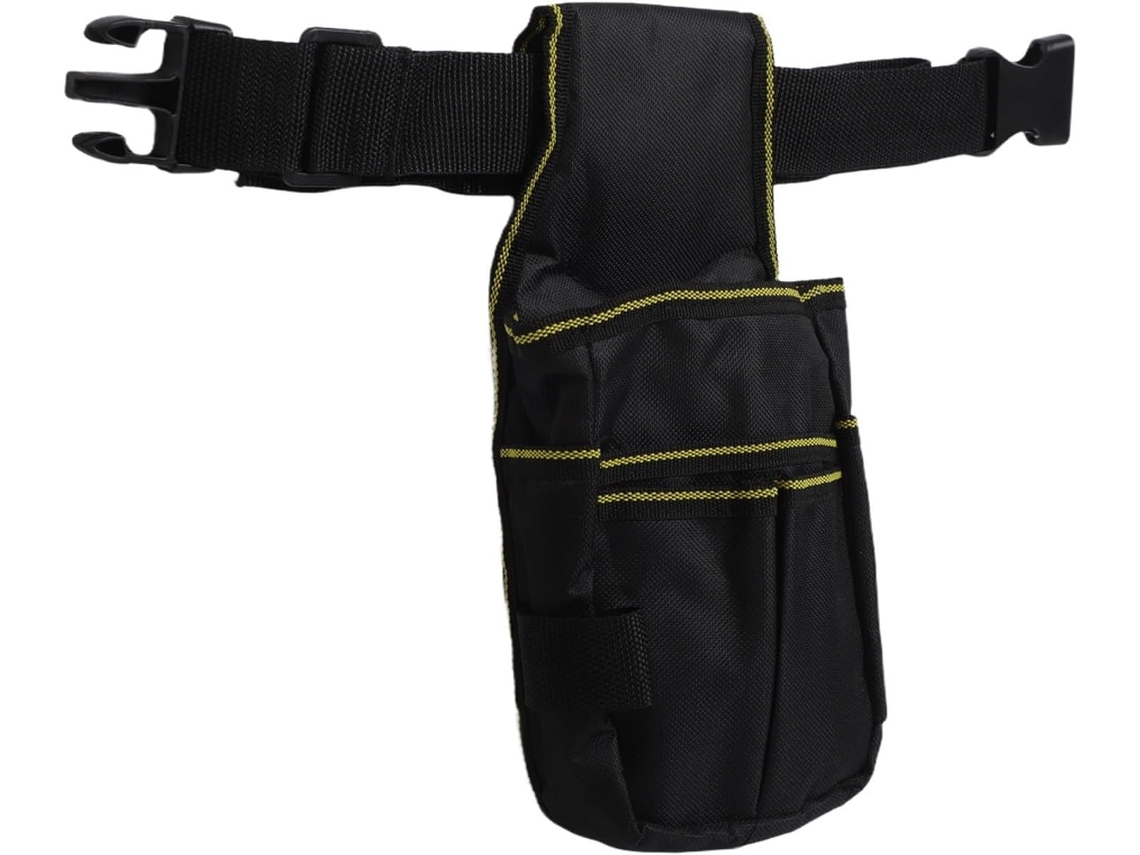 Cinto de ferramentas para eletricista com alça de cintura ajustável, bolsa de cintura portátil para jardinagem e manutenção.