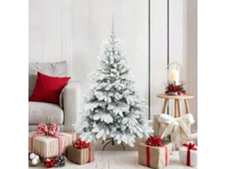 Vidaxl Árvore De Natal Artificial Com 150 Leds Branco 120 Cm Pe E Pvc