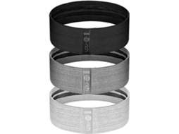 Lurelia Faixa Elástica Preto / Cinza, Em Algodão, Com Aquecimento, Para Pernas E Glúteos