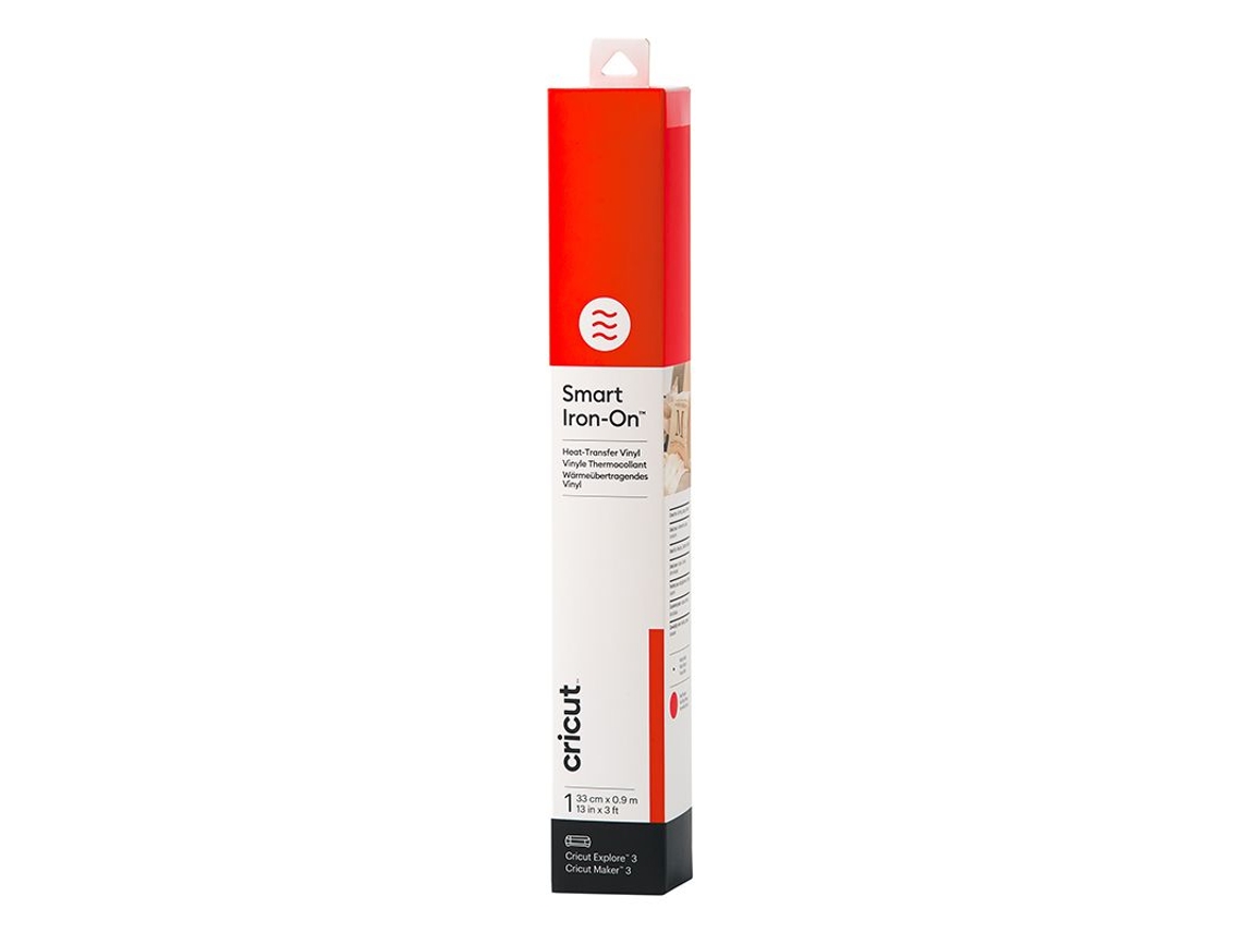 Smart Iron-On CRICUT Red M18 (33x91cm - 1 Folha)